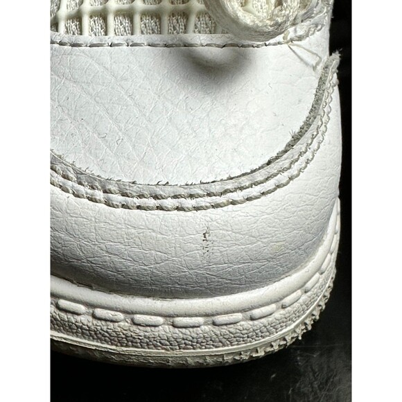 Nike Air Jordan 4 IV Retro TD White Oreo BQ7670-100 Size 6C Basketball Shoes - Picture 4 of 8